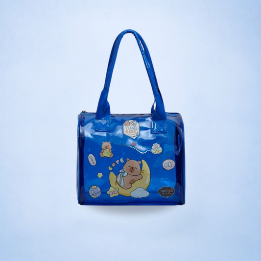 Blue Mini Me Waterproof Pop Tote