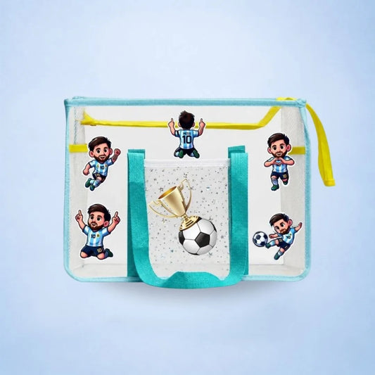 Ocean Blue Waterproof Tote - Football