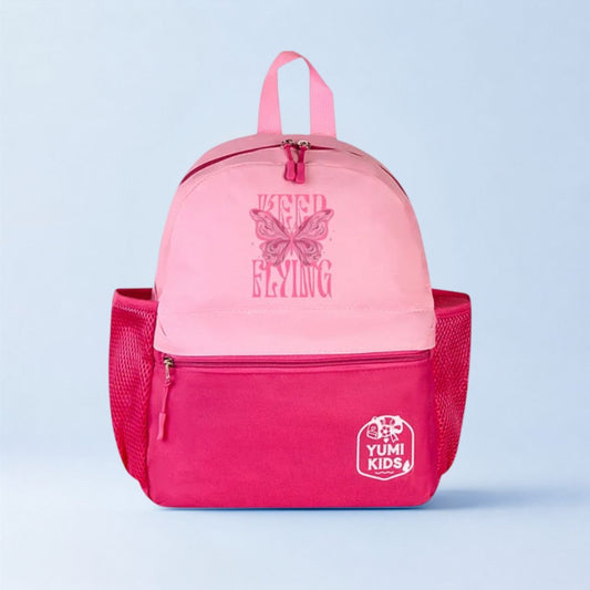 Keep Flying - Pink Candy Pop School Backpack