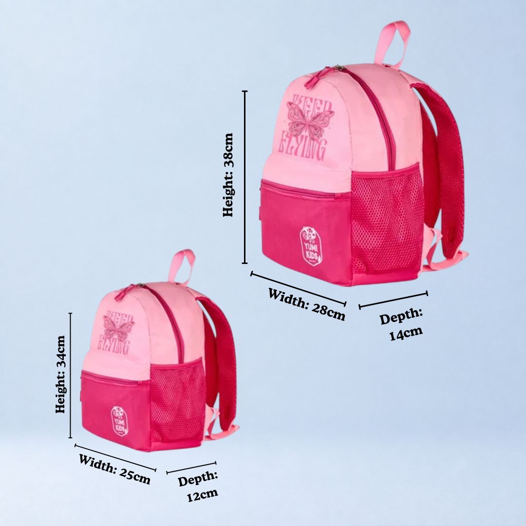 Keep Flying - Pink Candy Pop School Backpack