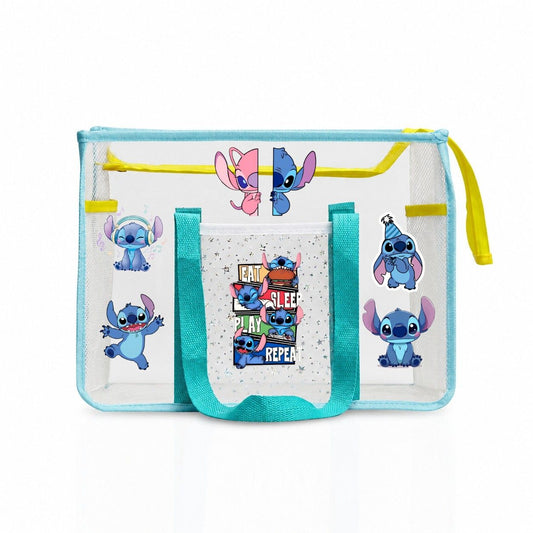 Ocean Blue Waterproof Tote - Lilo & Stitch