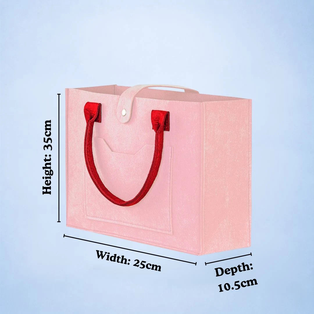 Peach Hamper Gift Bag
