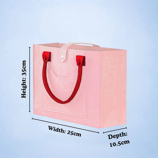 Peach Hamper Gift Bag