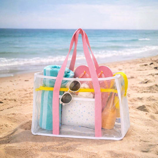 Blush Pink Clear Tote