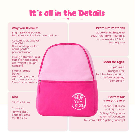 Pink Candy Pop Backpack Small