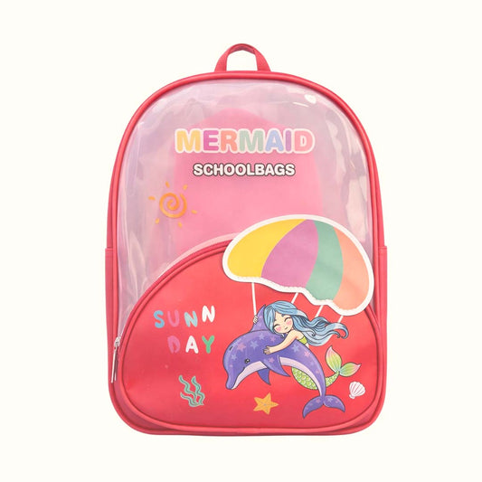 Mermaid Red Jelly Character Backpacks