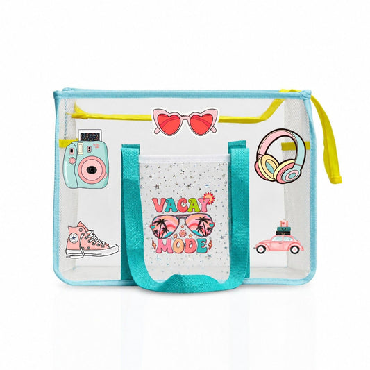 Ocean Blue Waterproof Tote - Vacay Mode