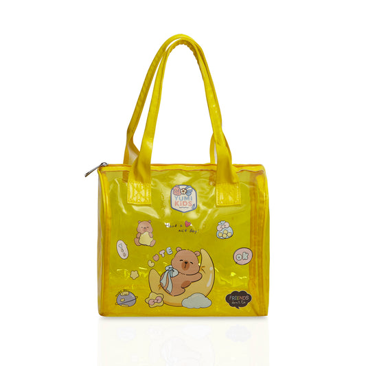 Yellow Mini Me Waterproof Pop Tote