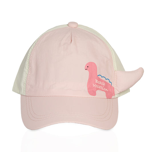 Pink Dino Kids Cap