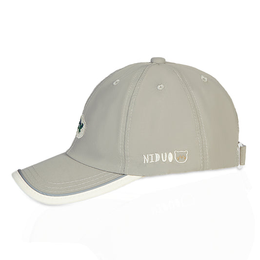 Grey Reflective Kids Caps