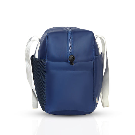 Navy Kids Sports Mesh Duffles