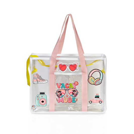 Blush Pink Waterproof Tote - Vacay Mode