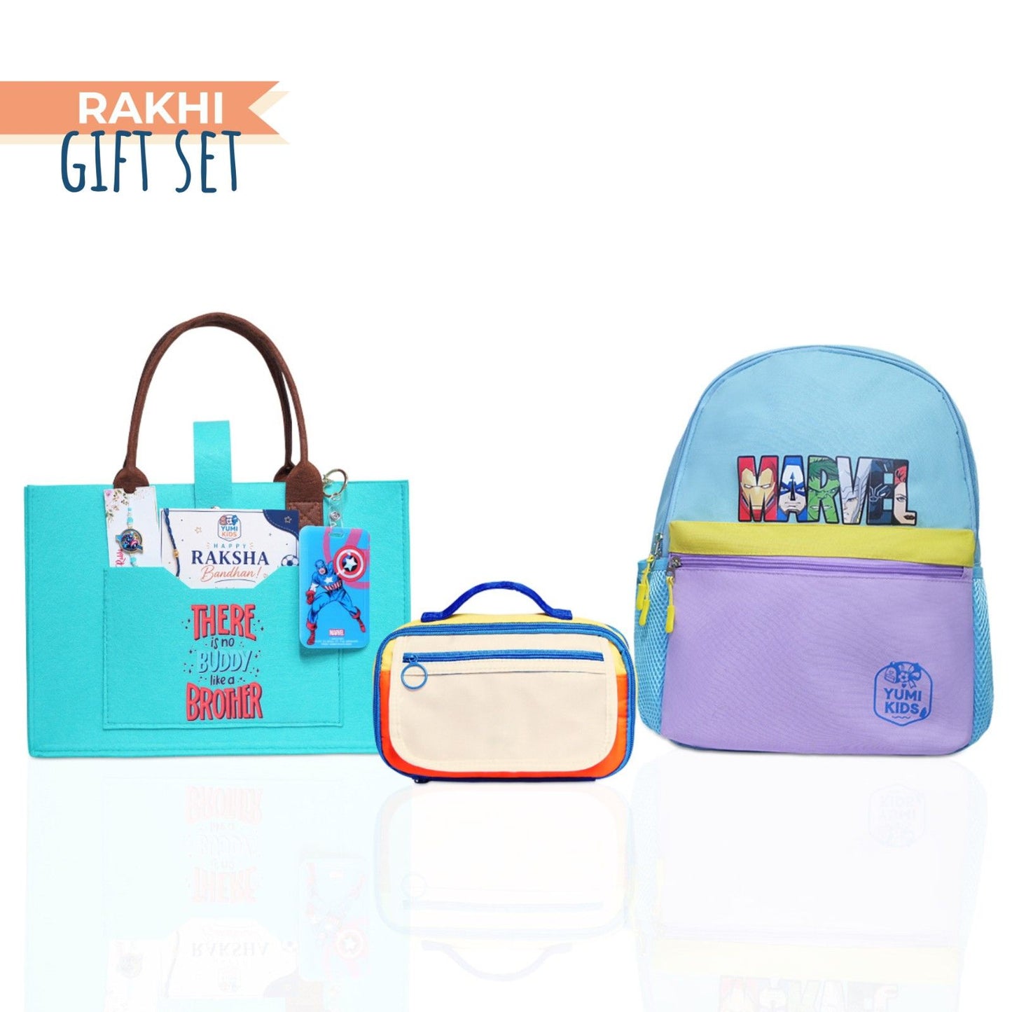 Superhero Rakhi Gift Set