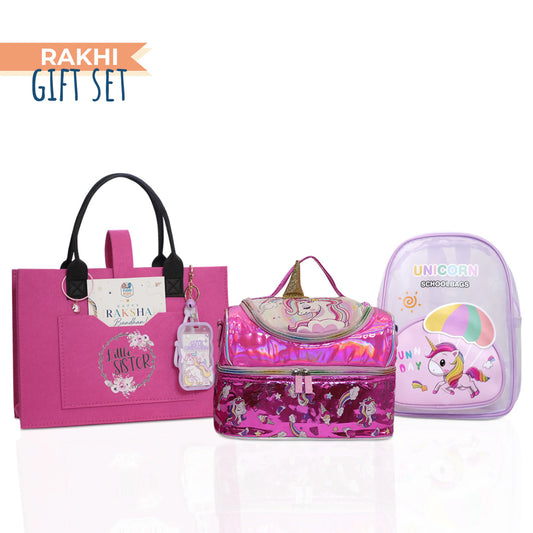 Unicorn Rakhi Gift Set