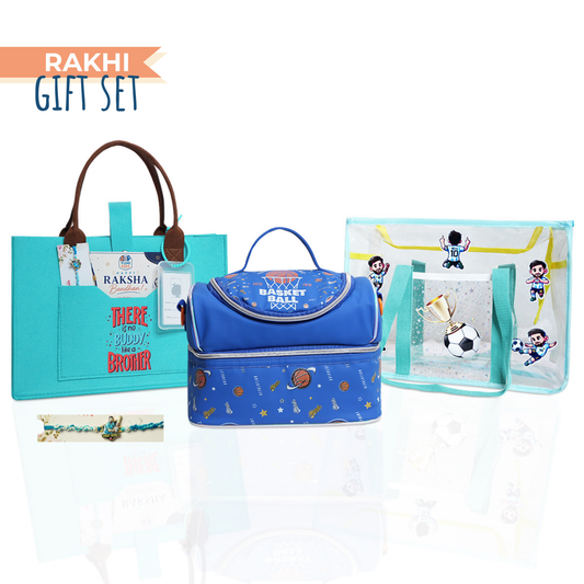 Football Champion Rakhi Gift Set