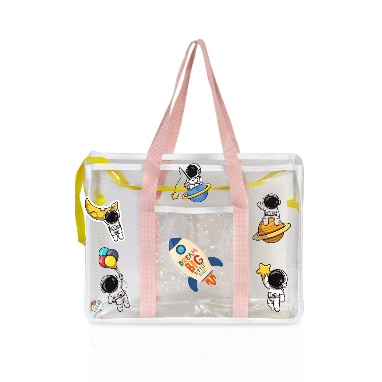 Blush Pink Waterproof Tote - Space