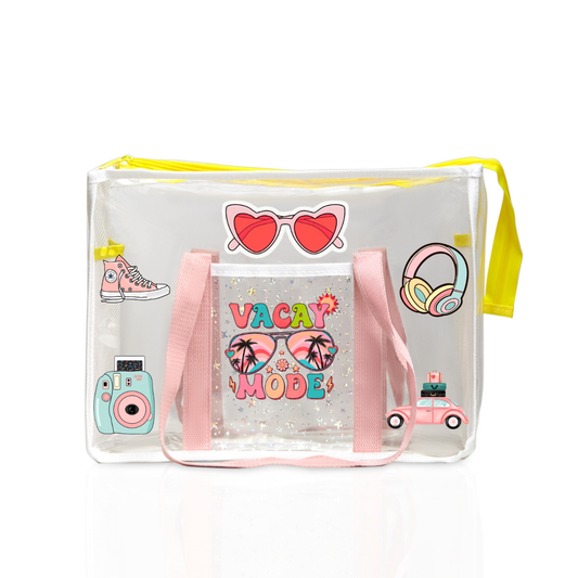 Blush Pink Waterproof Tote - Vacay Mode