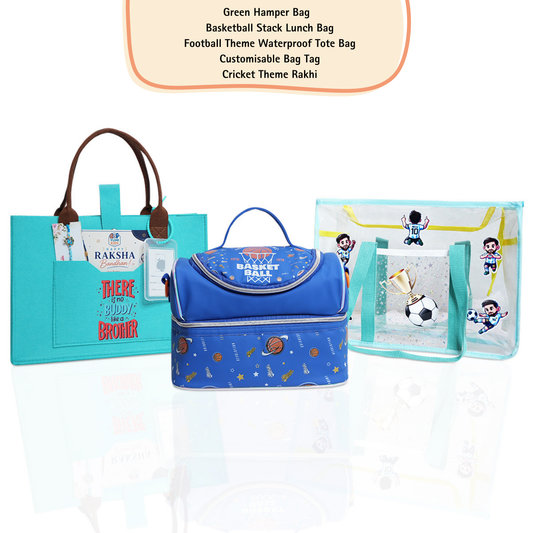 Football Champion Rakhi Gift Set