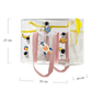 Blush Pink Waterproof Tote - Space