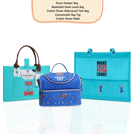 Cricket Champion Rakhi Hamper Gift Set