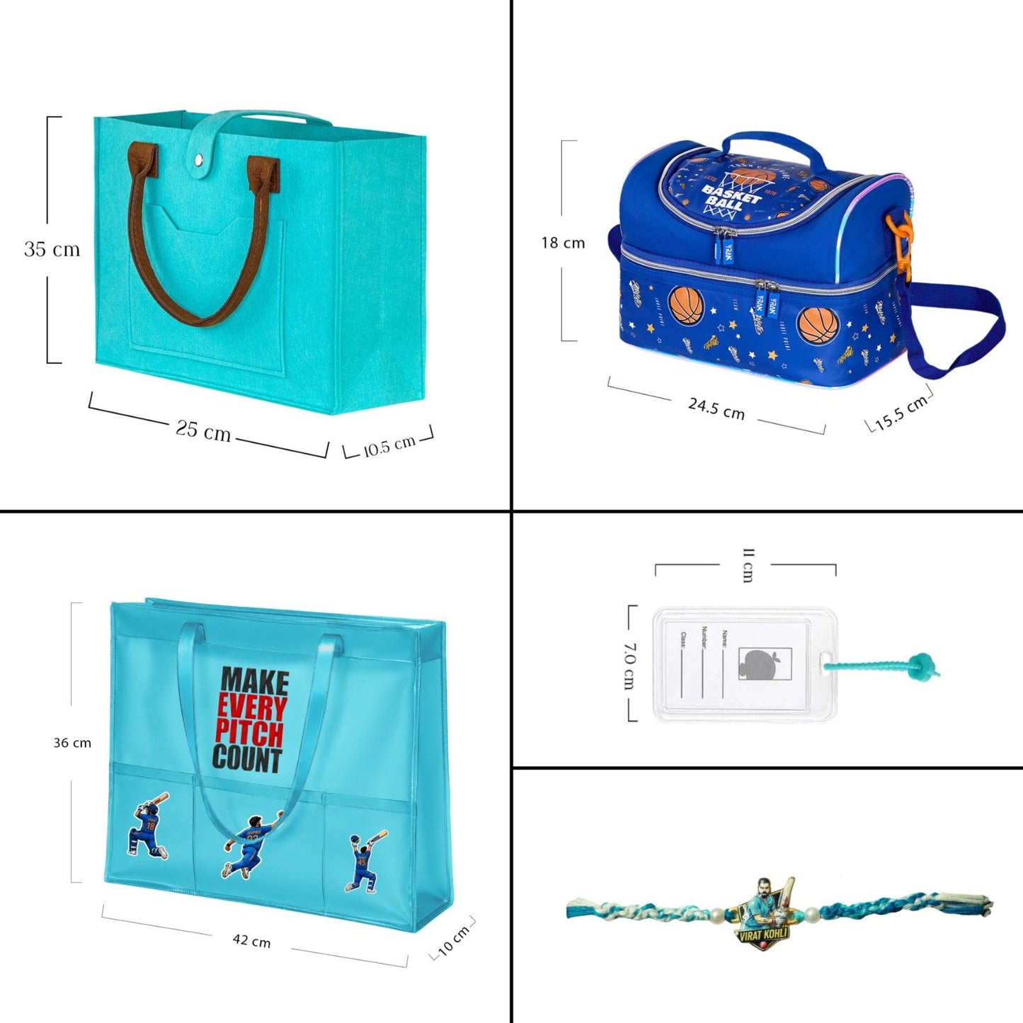 Cricket Champion Rakhi Hamper Gift Set