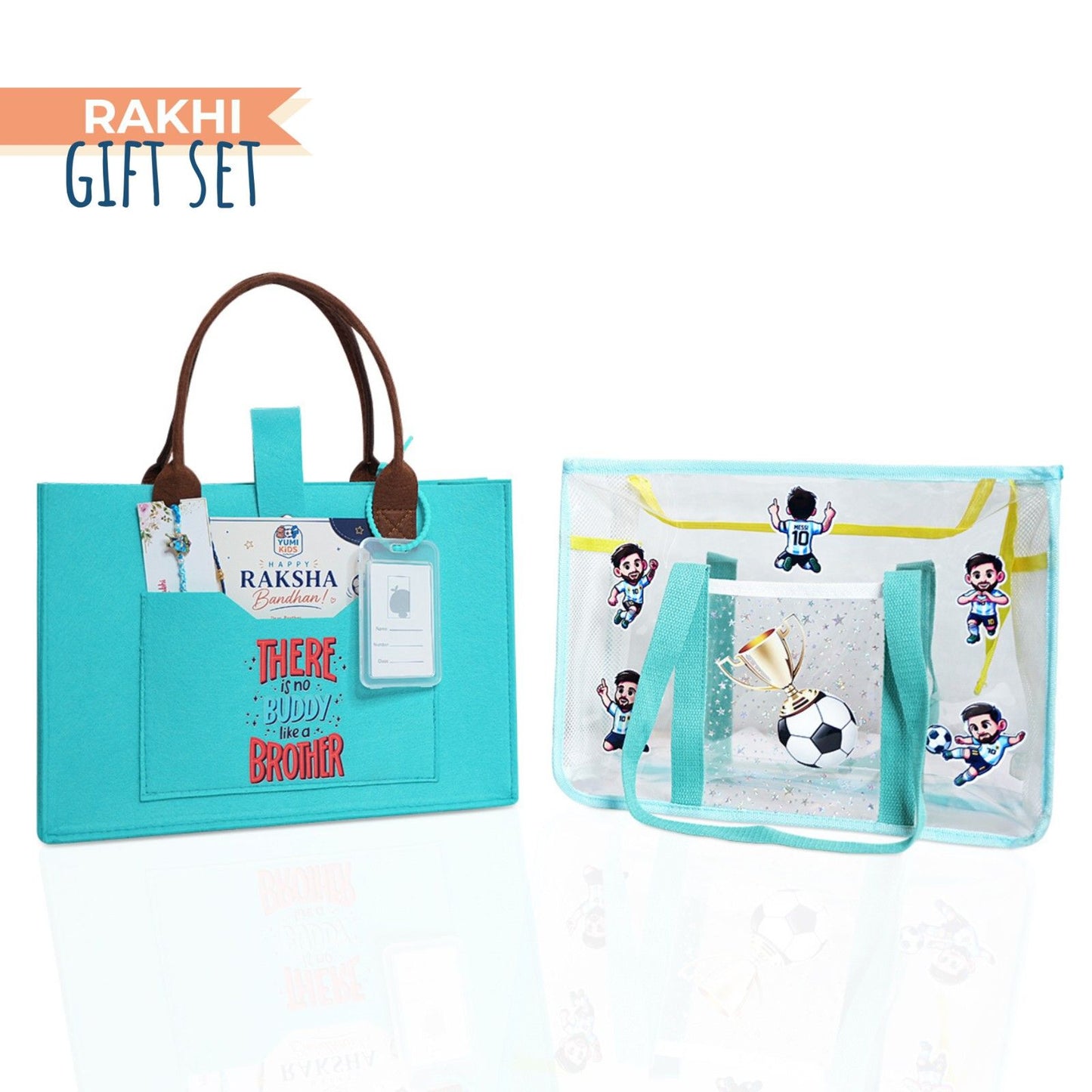 Football Champion Rakhi Essentials Gift Set