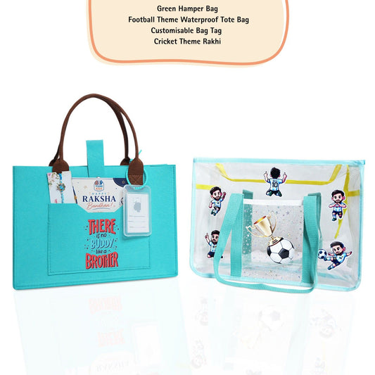 Football Champion Rakhi Essentials Gift Set