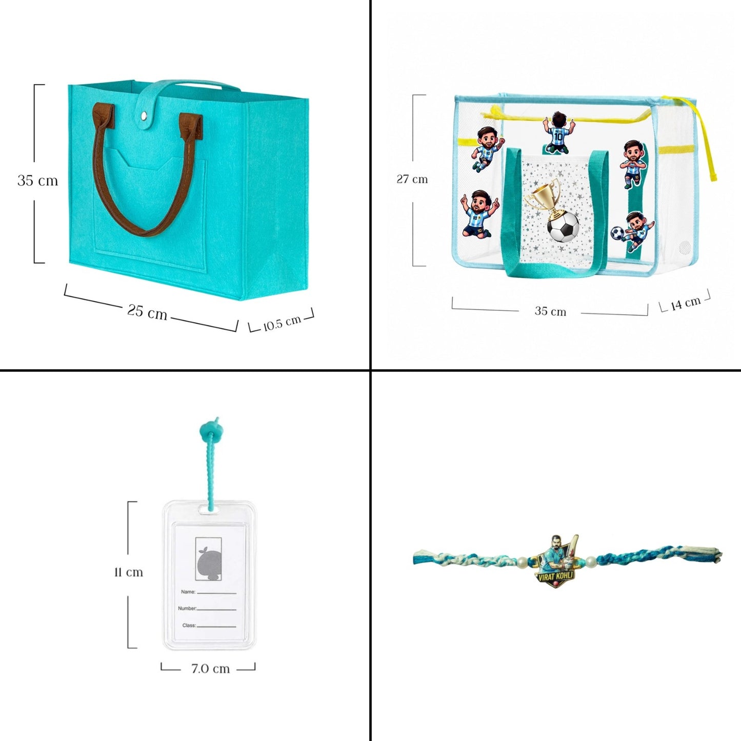 Football Champion Rakhi Essentials Gift Set