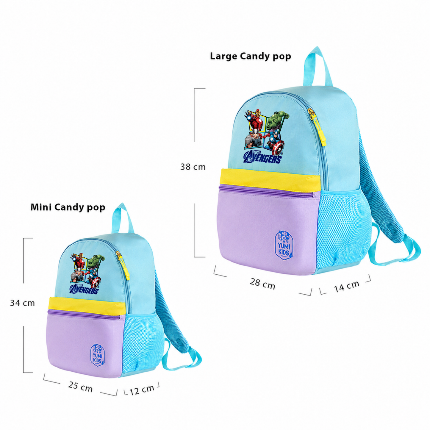 Avengers - Blue Candy Pop School Backpack