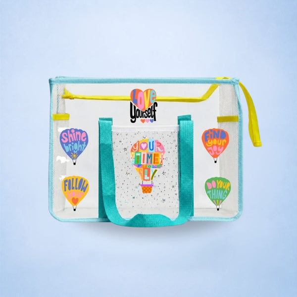 Ocean Blue Waterproof Tote - Affirmations