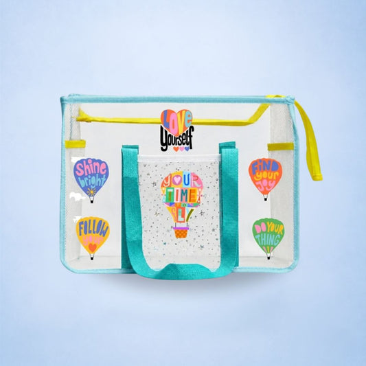 Ocean Blue Waterproof Tote - Affirmations