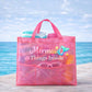 Bright Pink Waterproof Utility Tote