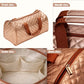 Rose Gold Quilted Statement Duffles