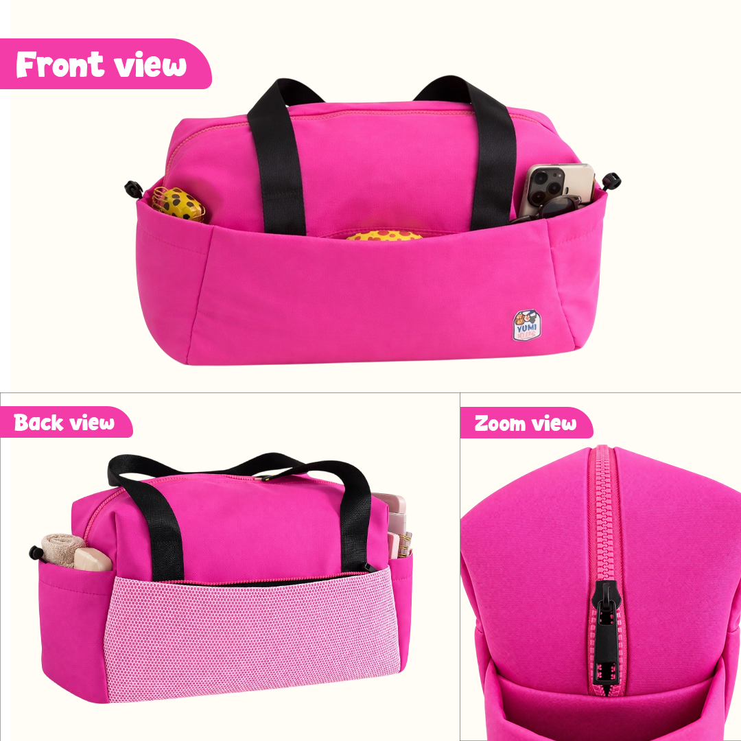 Pink Urban Kid Mesh Duffles