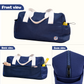 Navy Blue Urban Kid Mesh Duffles