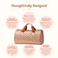 Rose Gold Quilted Statement Duffles