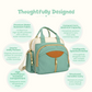 Teal Diaper Bag