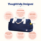 Navy Blue Urban Kid Mesh Duffles