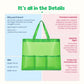 Bright Green Waterproof Utility Tote