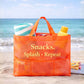 Bright Orange Waterproof Utility Tote
