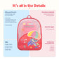 Mermaid Red Jelly Character Backpacks