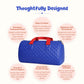 Royal Blue Quilted Statement Duffles
