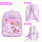 Unicorn Lavender Jelly Character Backpacks