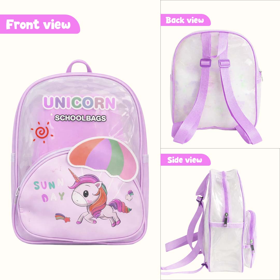 Unicorn Lavender Jelly Character Backpacks