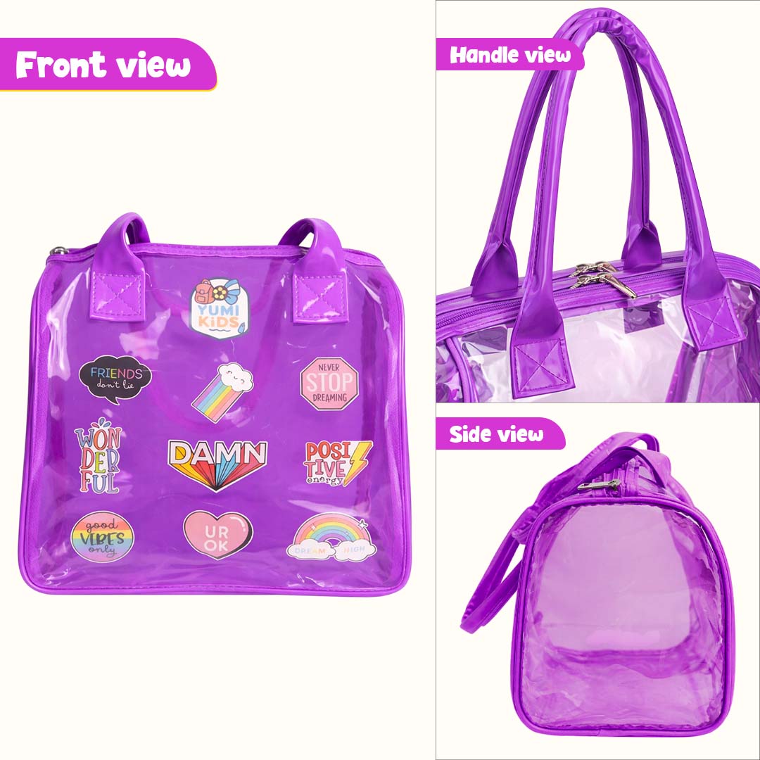 Purple Mini - Me Pop Tote