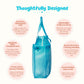 Bright Blue Waterproof Utility Tote