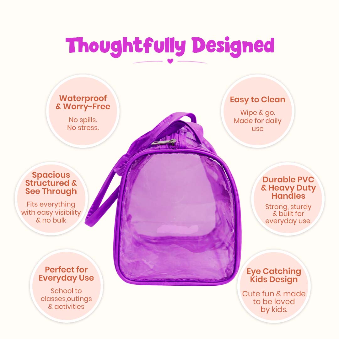 Purple Mini - Me Pop Tote