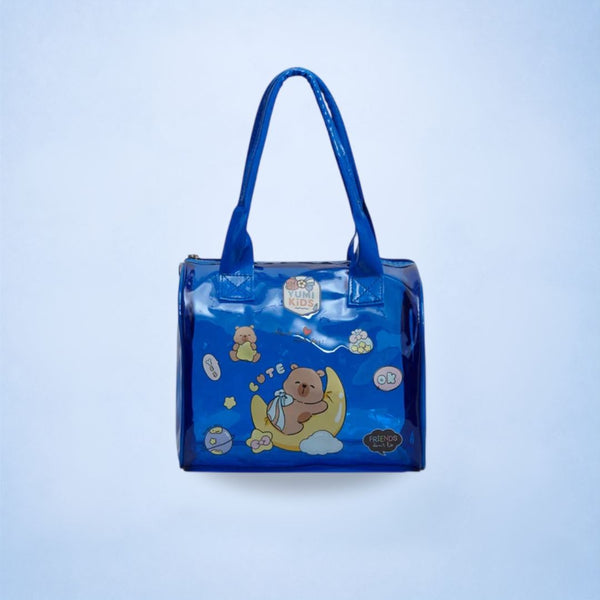 Blue Mini Me Waterproof Pop Tote
