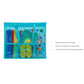 Neon Blue Waterproof Tote
