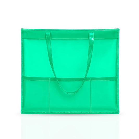 Neon Green Waterproof Tote
